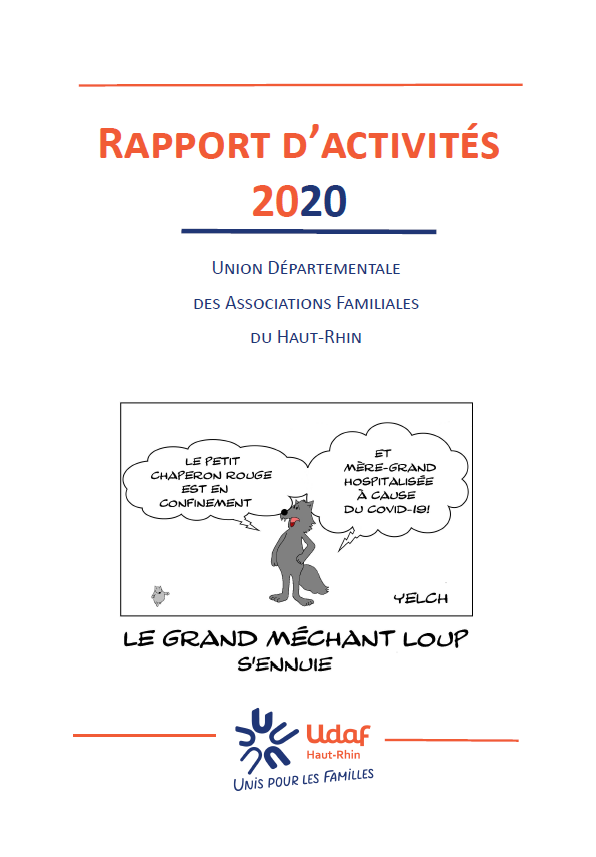 Rapport d'activités 2020 - Udaf 68 Haut-Rhin